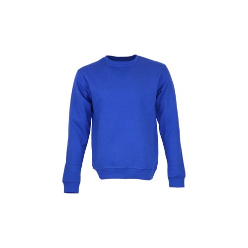 SWEAT SHIRT C/PUNHO COS EM RIBE DELTA AZUL REAL SWEAT SHIRT C/PUNHO COS EM RIBE DELTA AZUL REAL